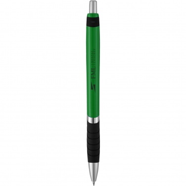 Logo trade promotional products picture of: Turbo ballpoint pen with rubber grip